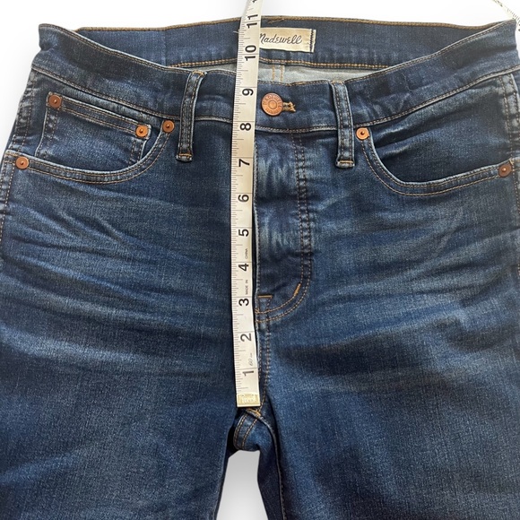 MADEWELL 9” High Rise Skinny Jeans Medium Wash Size 29 - Picture 10 of 13